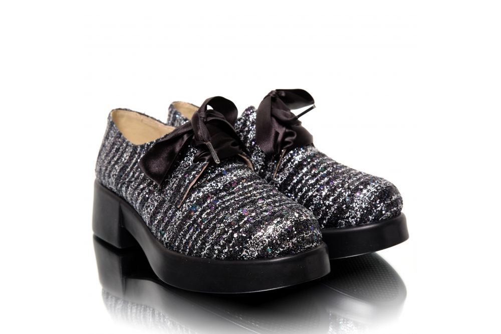 Pantofi de dama oxford din material textil Pantofini Darling