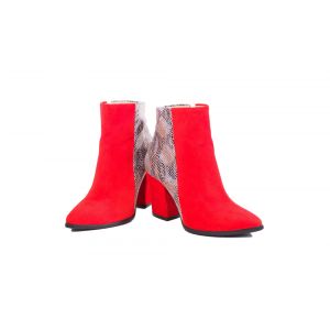 Botine din piele naturala pantofini by dana gociu